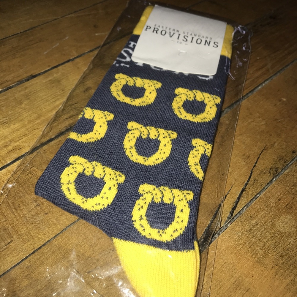 Eastern‎ Standard Provisions Rope Print Socks One Size NWT